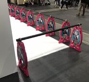 Hachune Miku barriers at Magical Mirai 2019 in Osaka