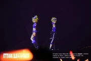 Rin and Len performing BRING IT ON!