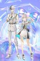 Game for Peace x Tianyi & Longya outfits 2; designed by TID, illust. Catcan