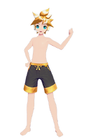 鏡音レン スイムウェアKagamine Len Swimwear