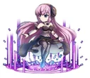 Megurine Luka's V4X outfit featured in the game Brave Frontier dubbed, "Dolce Megurine Luka"