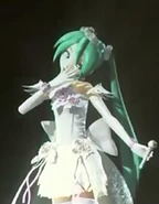 Miku performing "Uta ni Katachi wa Nai Keredo" live at MikuPa 2012.