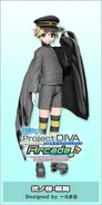 Modelo de Kagamine Len en - Project DIVA Arcade Future Tone -