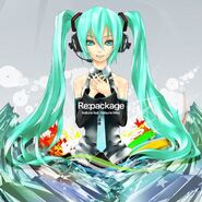 Cover artwork for kz's full-length album Re:package, also featured as the music jacket in -Project DIVA- Arcade and Mega Mix