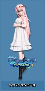 Luka's Chiffon Dress module for the song "Just Be Friends" from the video game Hatsune Miku -Project DIVA- Arcade