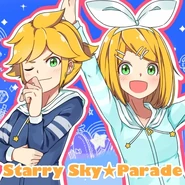 Cover art of the digital single スターリースカイ☆パレード (Starry Sky☆Parade)