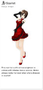 MEIKO's Scarlet module for the song Change me, as appears in the game Hatsune Miku -Project DIVA- F 2nd.