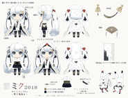 SNOW MIKU Crane Priestess ver. and Yukine's concept art