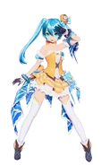 Miku's Orange Blossom module for the song, featured in Hatsune Miku: Project DIVA Mega Mix