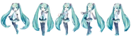 Chibis de Hatsune Miku V3