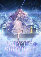 Promotional birthday poster