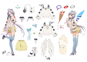 Tianyi V4 Japanese reference sheet; illust. TID