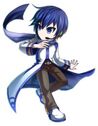 KAITO présente dans le jeu Brave Frontier, appelée "Kaito"