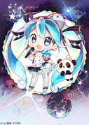 MIKU WITH YOU 2018's overall Main Visual chibi ver.