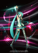 The main promotional image for the concert, featuring an animated module and graphics by SEGA and MARZA ANIMATION PLANET, Inc.