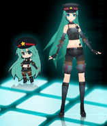 Miku's Punk module (from the game -Project DIVA-) used for the song in the 39's Giving Day 2010 Concert