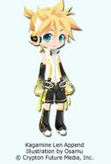 Tinier Me Kagamine Len Append (Hatsune Miku x TinierMe Collab)