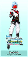 Kaito's "General" Module for the song "Unhappy Refrain" in -Project DIVA- Arcade Future Tone