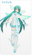 Hatsune Miku's module Angel, for the song "Hajimete no Oto", featured in the "-Project DIVA- 2nd" videogame.