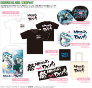 The merchandise sold at the "Matsuri Da Diva" concert.