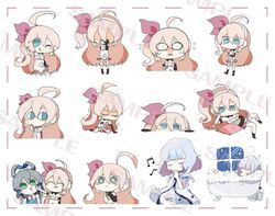 Vocaloid Stickers by Esmahasakazoo -- Fur Affinity [dot] net