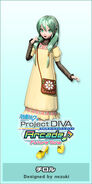 Miku's "Tyrol" module for the song "Uta ni Katachi wa Nai Keredo" for the game -Project DIVA- Arcade Future Tone.