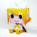 Kagamine Rin papercraft by COSPA
