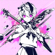 Cover art of the digital single ベノム (Venom) and also featured as the Music jacket featured in Project SEKAI COLORFUL STAGE! feat. Hatsune Miku