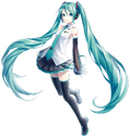 Illustration par iXima du boxart de Hatsune Miku Vocaloid 3