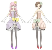 Concept arts for the modules Sexy Pudding & Fairy Macaron by nezuki.