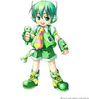 Ryuto Company: Internet Co. Voicebank: Japanese Description: Based on the character Gachapin from the Japanese children's TV show Hirake! Ponkikki.