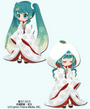 Snow Miku 2013 "Selfy" (Hatsune Miku x @Games/TinierMe collab)