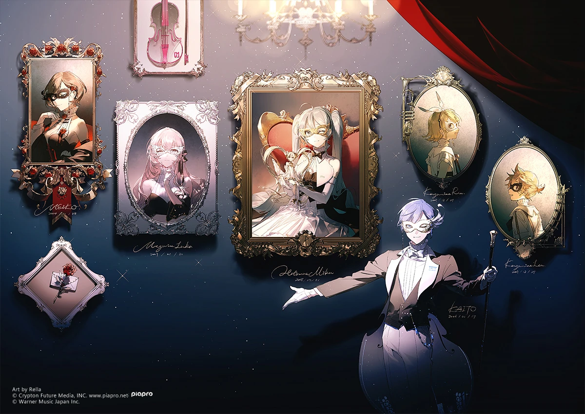 KAITO マスクブローチ 初音ミクシンフォニー2021 -KAITO15th