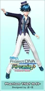 Modelo de KAITO para Piano×Forte×Scandal en -Project Diva Arcade- Future Tone