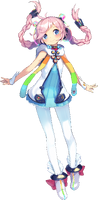 Rana Company: We've Inc. (FuRyu Corporation) Voicebank: Feminine; Japanese Description: Rana is a VOCALOID3. She is 0 years old with a design based on a rainbow. She has amps on her head that give off a rainbow light when she sings.