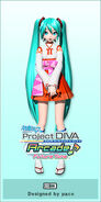 Miku's "Miko" module for the song "Inochi no Uta" featured in -Project DIVA- Arcade Future Tone.}}