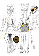 Illu Vocaloid Kagamine Rin Append-sketch
