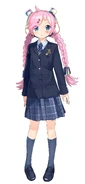 1149500 1457244271215835 2978598120802972119 o.jpg (184 kB) Rana con el uniforme de la escuela Fujimura.