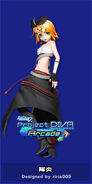 Rin's Kagerou module for the game -Project DIVA- Arcade by riria009