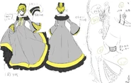Aku no Musume concept sketch by Ichika