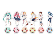 Miku With You Keychains, sold at the center.