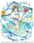 Cut-in Illustration: Tropical Vacation (Miku)