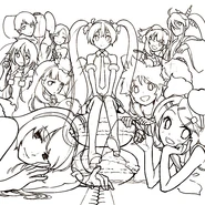 Early album illustration rough draft