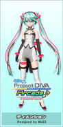 Miku's Dimension module for the song "2D Dream Fever" from the videogame Hatsune Miku -Project DIVA- Arcade Future Tone