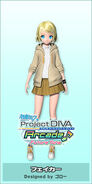 Rin's Faker module for the song "Narisumashi Genga" from the video game Hatsune Miku -Project DIVA- Arcade Future Tone