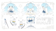 Snow Miku 2019 Concept Art