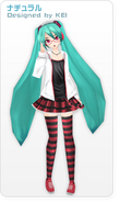 Miku's Natural module for the song "Kyoudai Shoujo", designed by KEI, featured in several games and concerts.