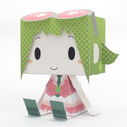 GUMI papercraft by COSPA (Megpoid Offical Fanbook ver.)