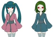Finalized designs for the sisters