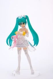 Tick Tock Rabbit -Project Diva- - Hatsune Miku - 1/8 - White Dress2012/02 MFC